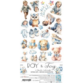 Елементи за изрязване Boy & Toy на Craft O`Clock 15,75/30,5 см
